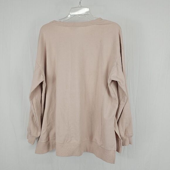 Wildfox Dusty Pink 'But First, Cocktails' Statement Crewneck Sweatshirt Size XL - Picture 6 of 7